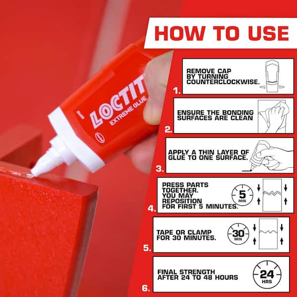Loctite 0.60 fl oz Shoe Glue Extra Strong and Moisture Resistant Glue  Formula