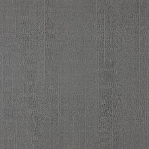 Reed Gray Residential/Commercial 19.68 in. x 19.68 Peel and Stick Carpet Tile (8 Tiles/Case)21.53 sq. ft.