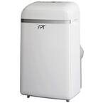 14,000 BTU Portable Air Conditioner with Dehumidifier in White