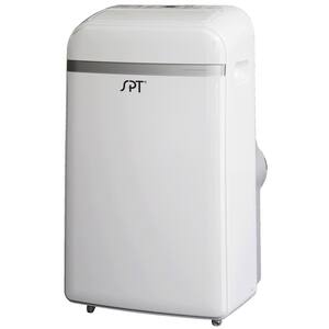 14,000 BTU Portable Air Conditioner with Dehumidifier in White