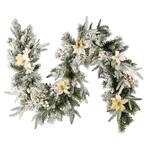 6 ft. Frosted Colonial Artificial Christmas Fir Garland