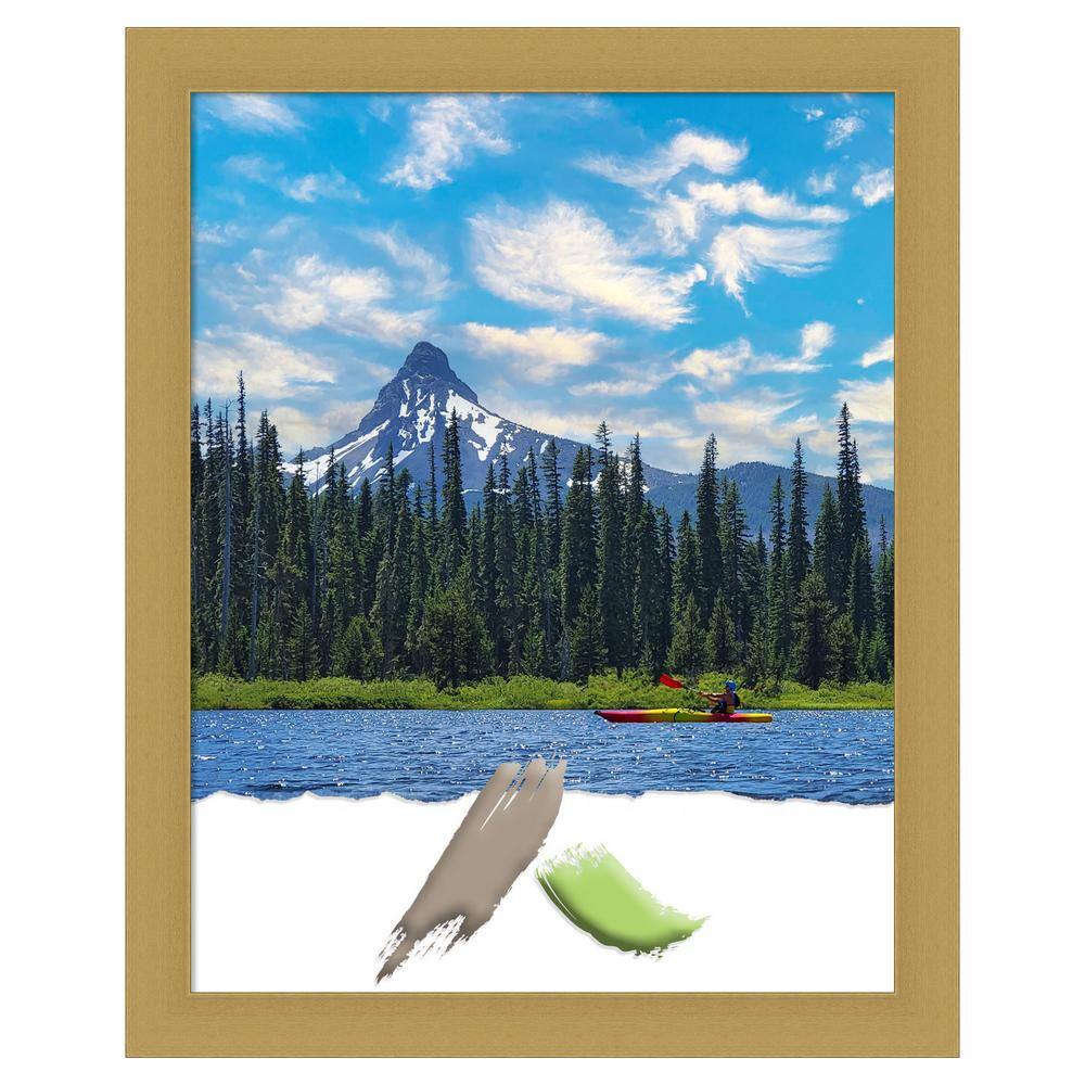 Grace Brushed Gold Polystyrene Wall Picture Frame 22x28
