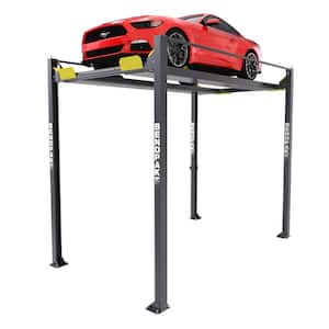 HD-7PXW Super-Tall 4 Post Car Lift 7000 lb. Capacity - 140 in. Max Rise with 220V Power Unit Included