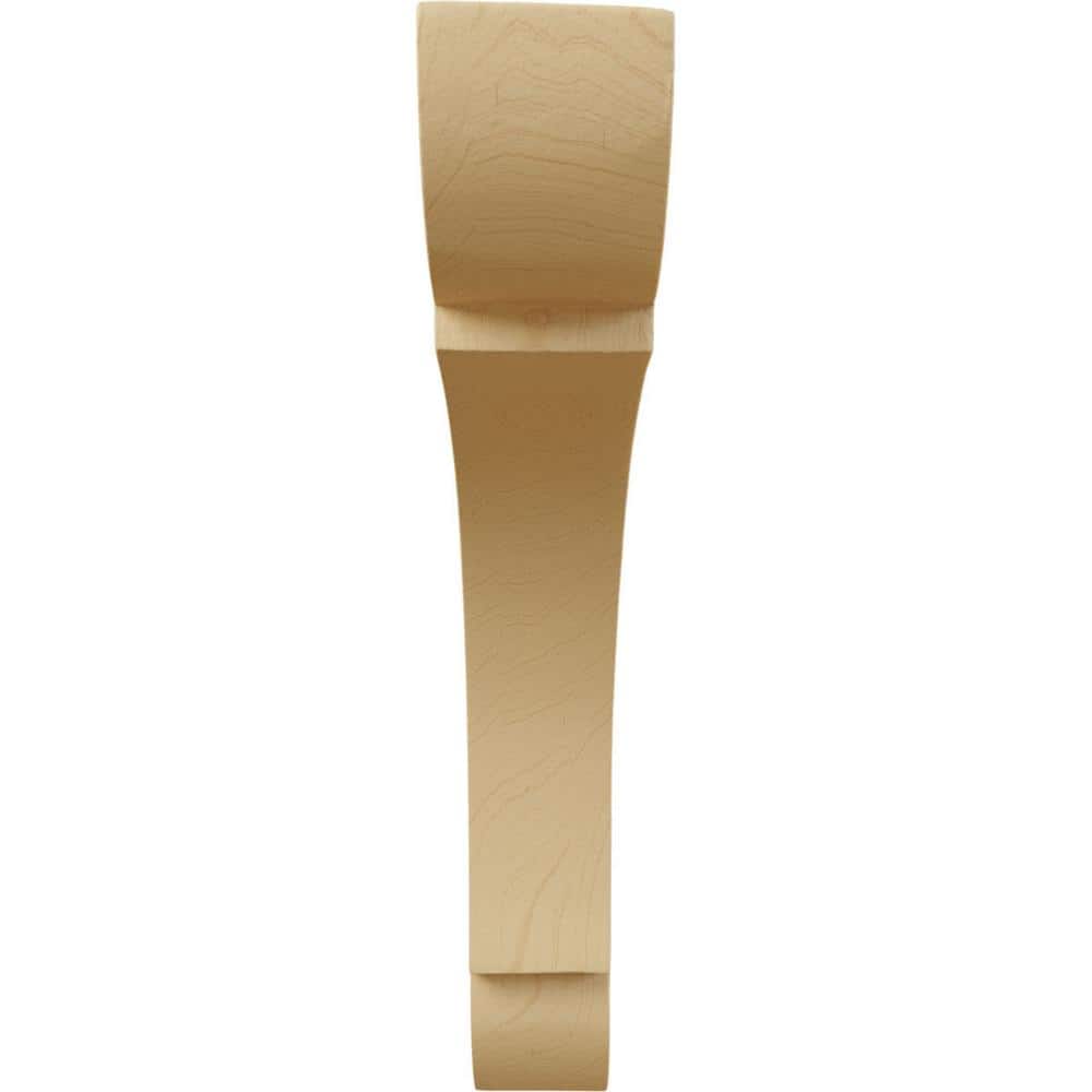 Large Alder Wood Olympic Bracket 1 3/4"W x 10"D x 10"H