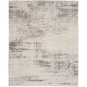 CK950 Rush Ivory Beige 8 ft. x 10 ft. Abstract Contemporary Area Rug
