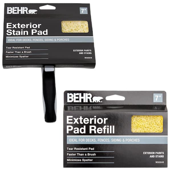 BEHR 7 in. Exterior Stain Pad Applicator and Pad Refill