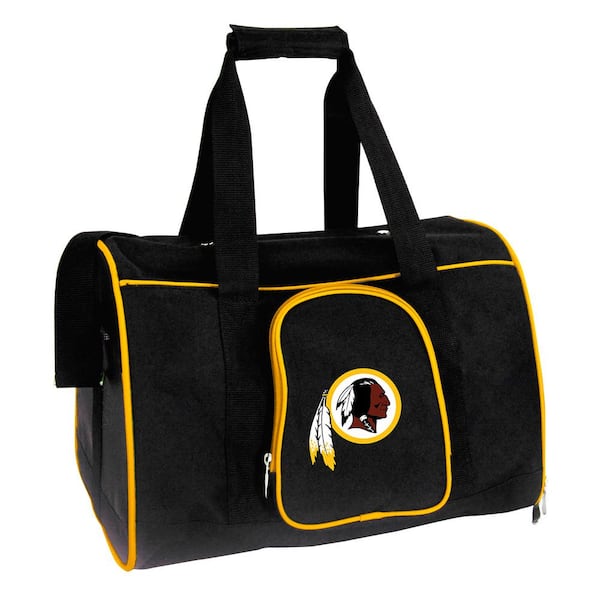 Denco NFL Washington Redskins Pet Carrier Premium 16 in. Bag in Yellow
