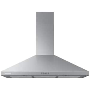 36 in. Wall Mount Range Hood with LED Lighting in Stainless Steel