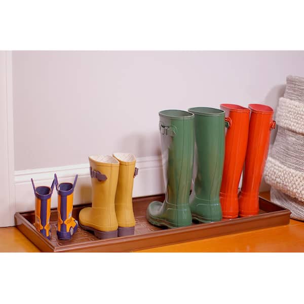 Zinc Boot Tray with Liner  Shoe tray, Boot tray, Entryway shoe