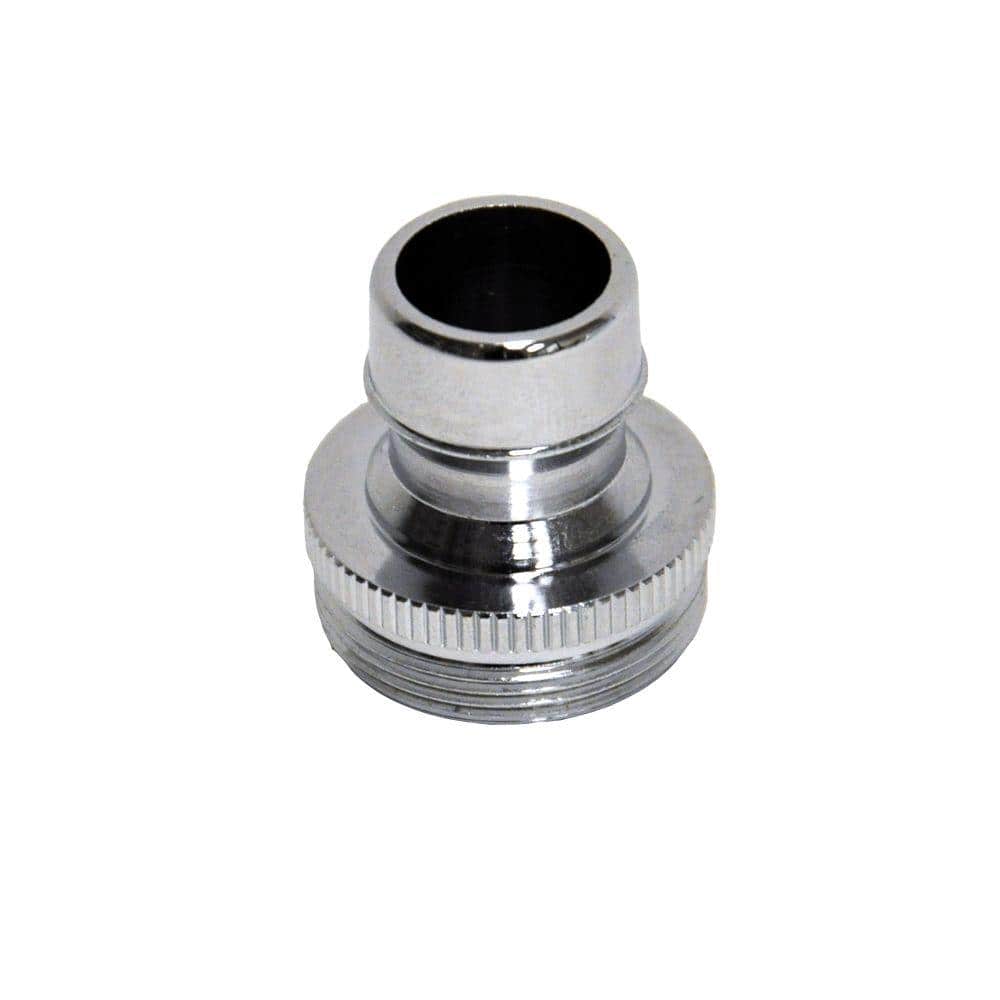 DANCO 15/16 in. to 27M or 55/64 in. 27F Chrome Small Male Dishwasher  Aerator Adapter 10506 - The Home Depot