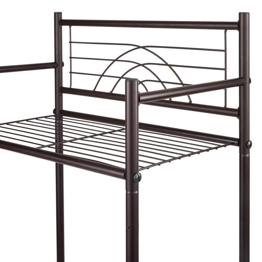 Bronze 3-Tier Industrial Freestanding Bathroom Shelf