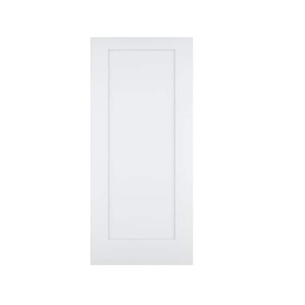 36x80 in. 1 Panel White Primed Hollow Core Interior Molded Door Slab