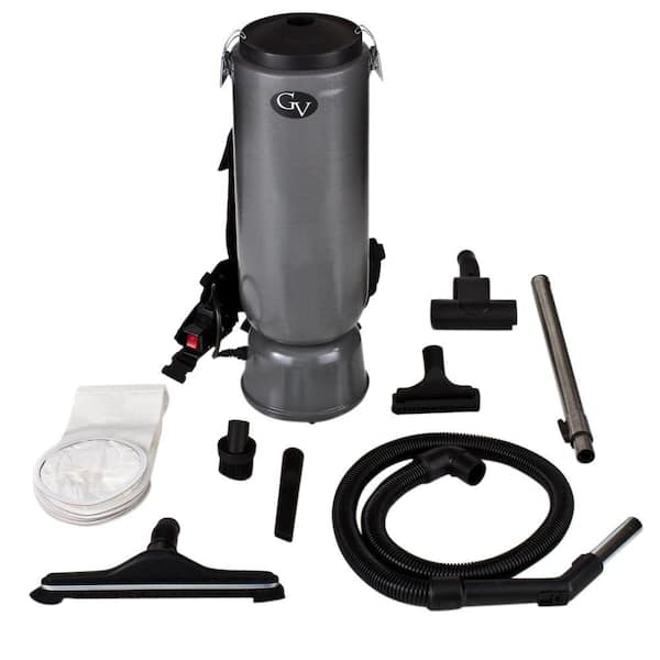 GV 10 qt. Lightweight Backpack Industrial Vacuum Cleaner