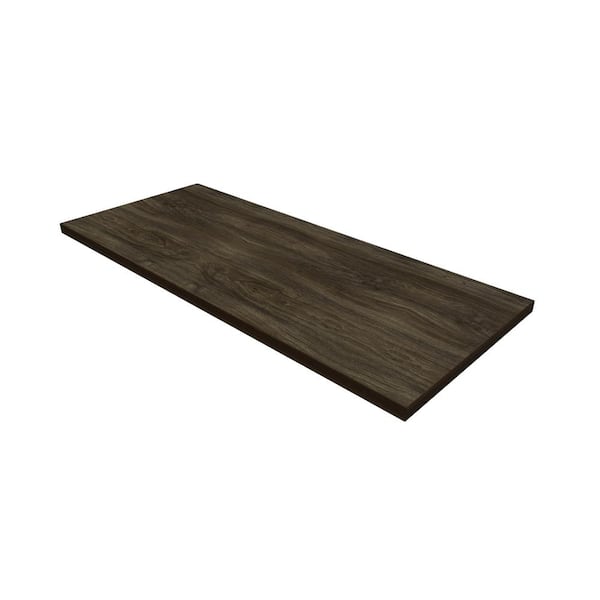 NexHome 11.8 in. D x 71.7 in. L Wood Shelf Ash Wood Laminated