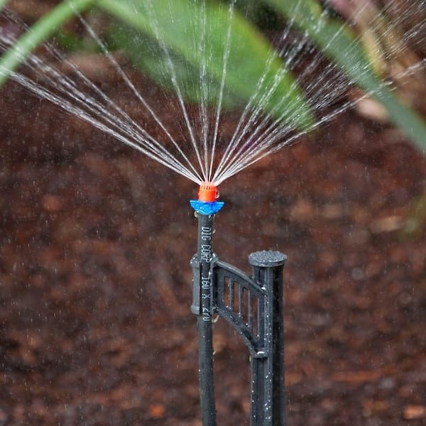 Sprinklers With Stake 360 Degrees Rotating Irrigation Garden Micro-Sprinkler New 