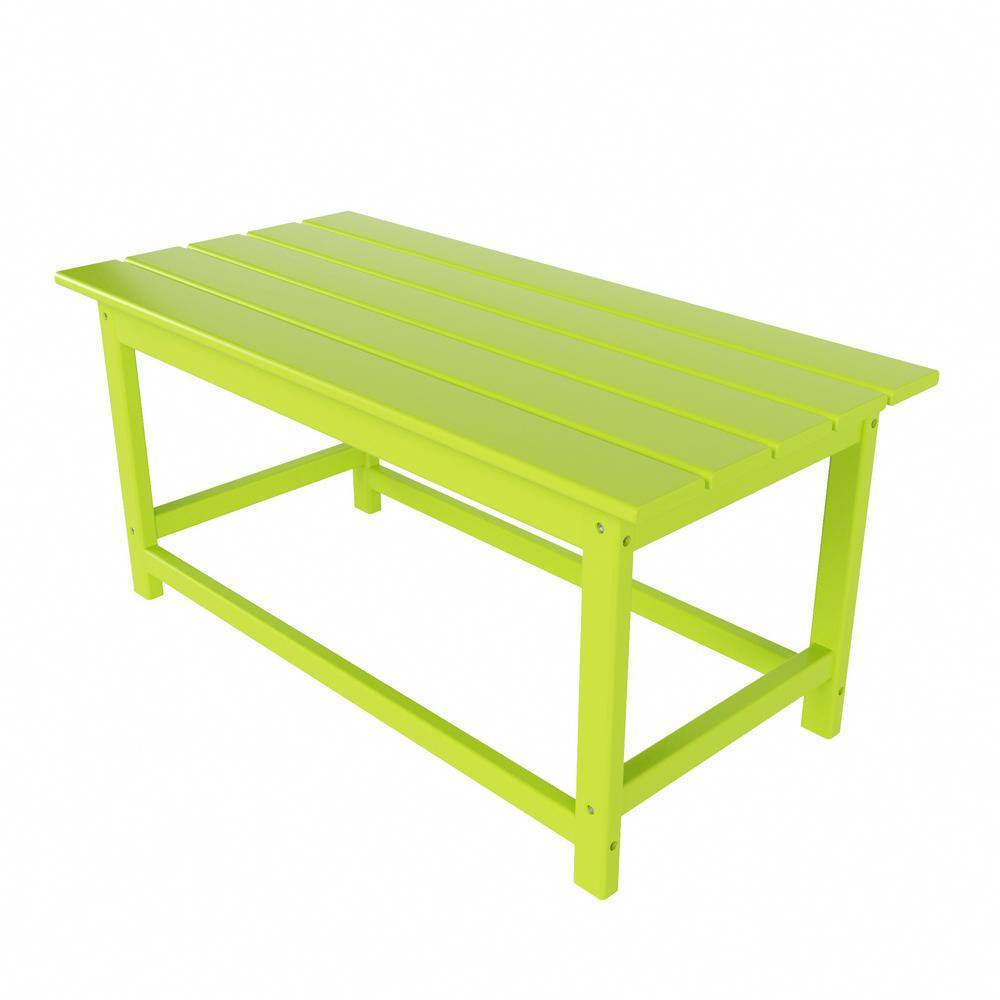 Lime Green Poly Adirondack Outdoor Coffee Table