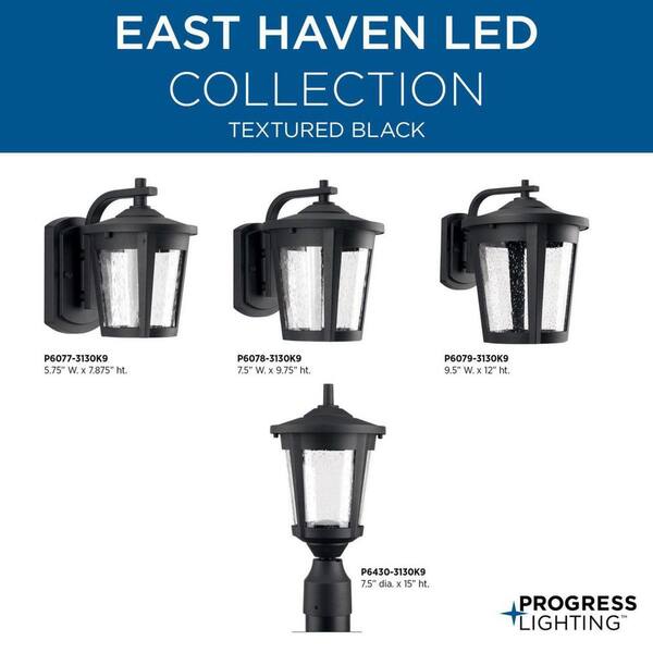Progress Lighting East Haven LED Collection 1-Light Textured