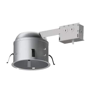 H2750 6 in. Aluminum LED Recessed Lighting Housing for Remodel Shallow Ceiling, T24, Insulation Contact, Air-Tite