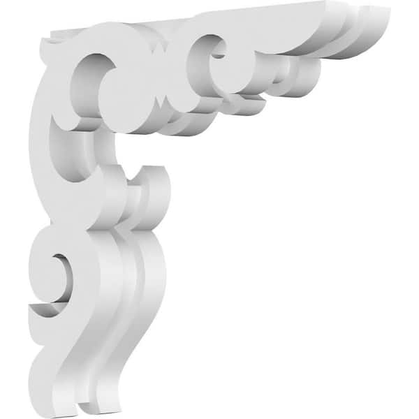 Ekena Millwork Kendall 1.5 in. W x 8 in. H x 8 in. D Signature Urethane Polyurethane Corbel