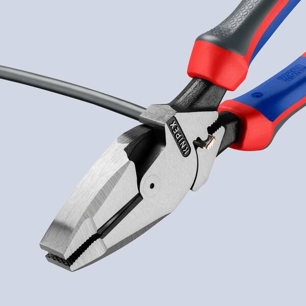 KNIPEX 9-1/4 in. Ultra-High Leverage Lineman's Pliers with Fish