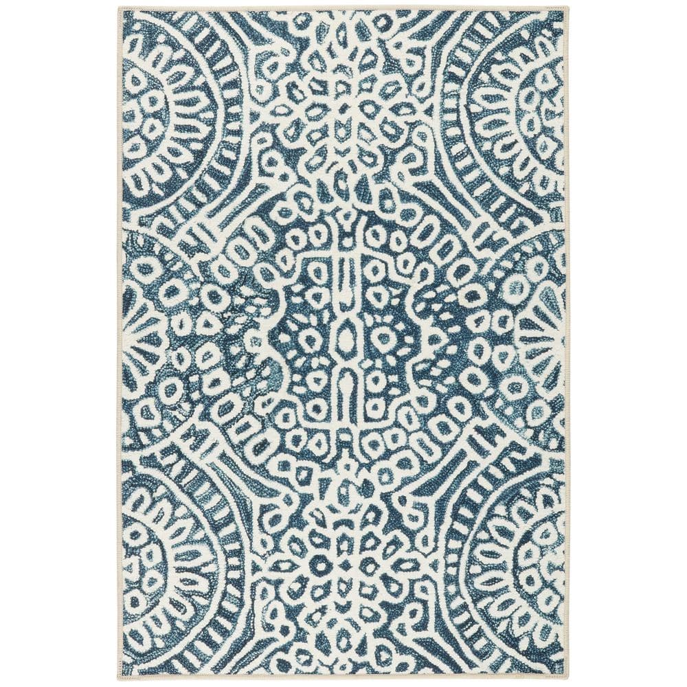 Temple Machine Washable Ink 2 ft. x 3 ft. Indoor Area Rug price history on PriceWatchPro