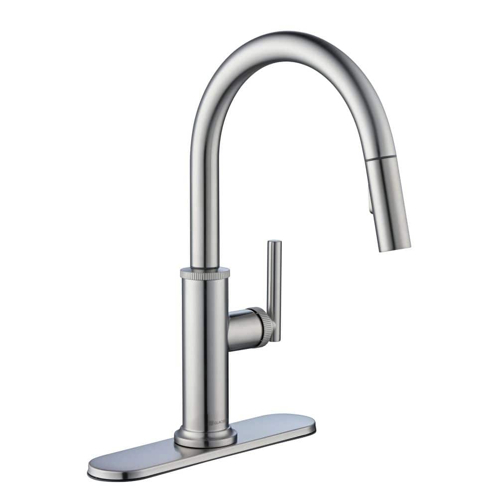 16.13 in. Providence Pulldown Kitchen Faucet in Stainless Steel with 180° Swivel price history on PriceWatchPro