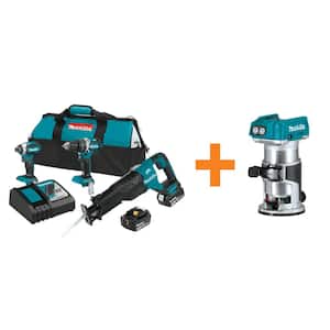 Makita 18V LXT Lithium-Ion Brushless Cordless Combo Kit (3-Tool