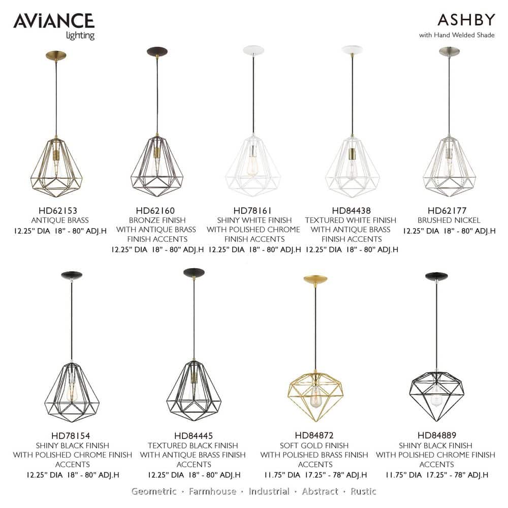Shiny White Mini LED Pendant Light with Hand-Welded Frame