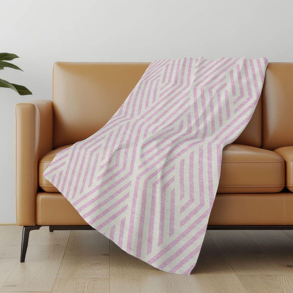 Premium Machine Washable ASB550 Pink 50 in. x 70 in. Sherpa Throw Blanket price history on PriceWatchPro