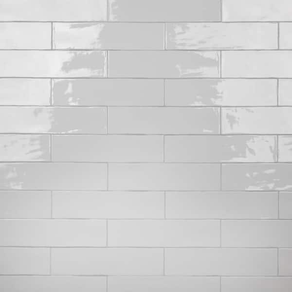 Merola Tile Chester Bianco 3 in. x 12 in. Ceramic Wall Tile (0.25 sq. ft./Each)