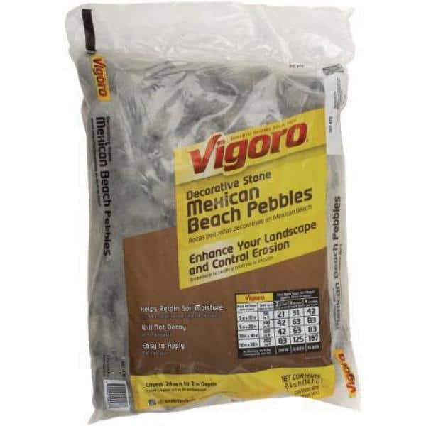 0.4 cu. ft. Bagged Mexican Beach Pebbles 0.4 cu. ft. Bagged Mexican Beach Pebbles