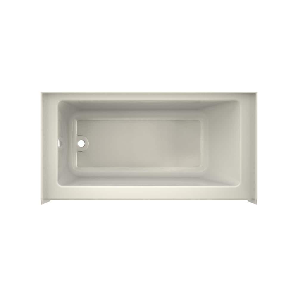 JACUZZI PROJECTA 60 in. x 30 in. Acrylic Left Drain Rectangular Low