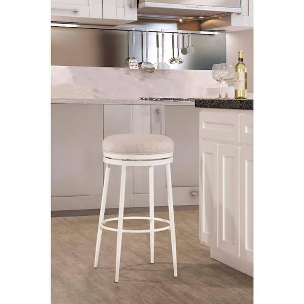 Hilale Furniture Aubrie Off White, Off White Counter Height Stools