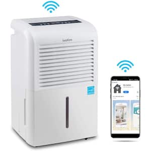 50 Pint Smart Wi-Fi Energy Star Dehumidifier with Pump, Hose Connector and App