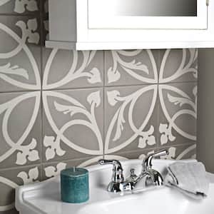 Caprice Liberty Taupe 7-7/8 in. x 7-7/8 in. Porcelain Floor and Wall Tile (11.25 sq. ft./Case)