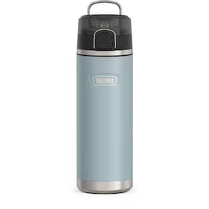 24 oz. Glacier Blue Stainless Steel Water Bottle with Spout