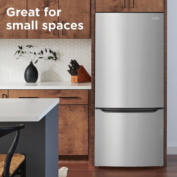 20.3 cu ft. Bottom Freezer Refrigerator in Smudge Proof Stainless Steel