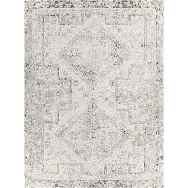 Hilaeira Grey 5 ft. x 7 ft. Area Rug
