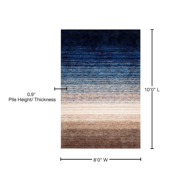 希少 MICHIGAN RUG CO 魚 総柄 S/M SAFAVIEH Hudson Shag Ivory/Gray 8 ft. x 10 ft. Geometric