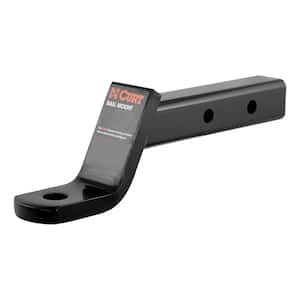 7,500 lbs. 4 in. Drop Dual-Length Trailer Hitch Ball Mount Draw Bar (2 in. Shank, 8-1/8 in. or 11-1/8 in. Long)