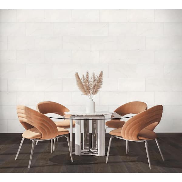 Alvara Ice 12 in. x 24 in. Polished Porcelain Floor and Wall Tile (16 sq. ft. / case)