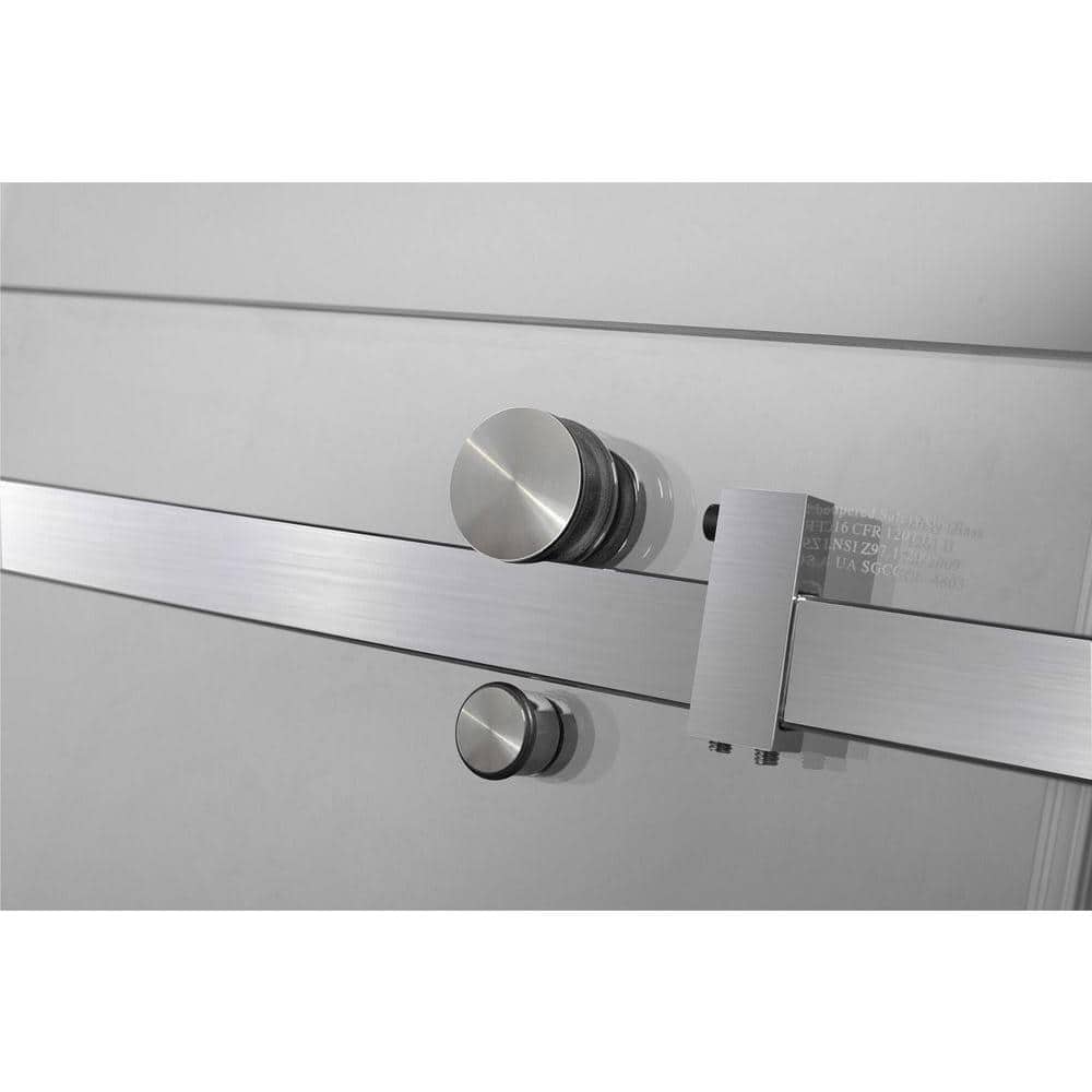 Moselle Frameless Sliding Shower Enclosure with Stainless Steel Hardware