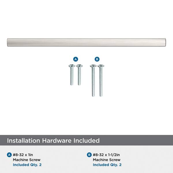 Amerock Merced 8-13/16 in. (224 mm) Center-to-Center Satin