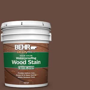 5 gal. #SC-117 Russet Solid Color Waterproofing Exterior Wood Stain