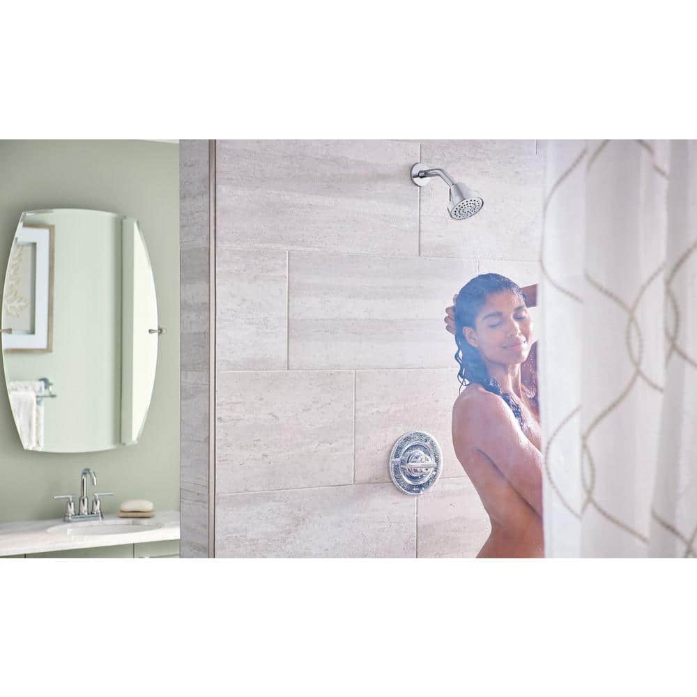 Gibson Chrome Wall-Mounted Lever Shower Trim