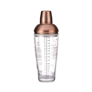 650-ml Recipe Cocktail Shaker, Glass/Stainless Steel