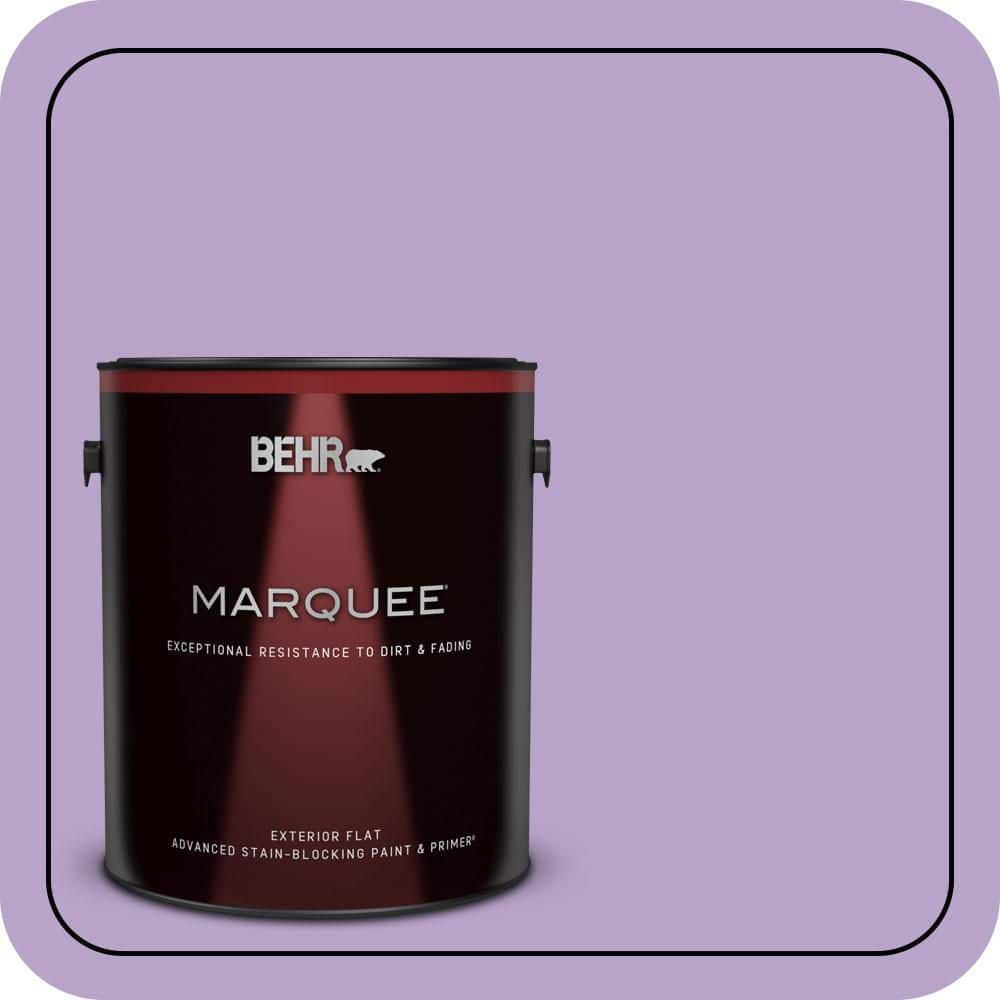 1 gal. #650B-4 Violet Fields Flat Exterior Paint & Primer price history on PriceWatchPro