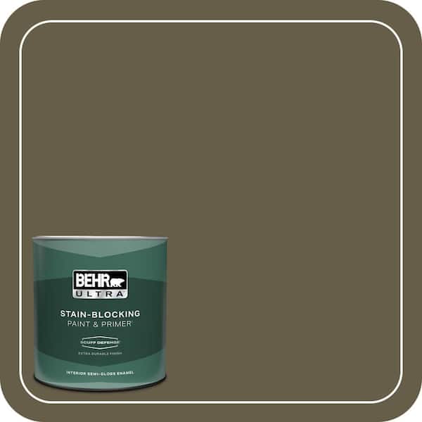 BEHR ULTRA 1 qt. Home Decorators Collection #HDC-FL13-9 Squirrels Nest Extra Durable Semi-Gloss Enamel Interior Paint & Primer
