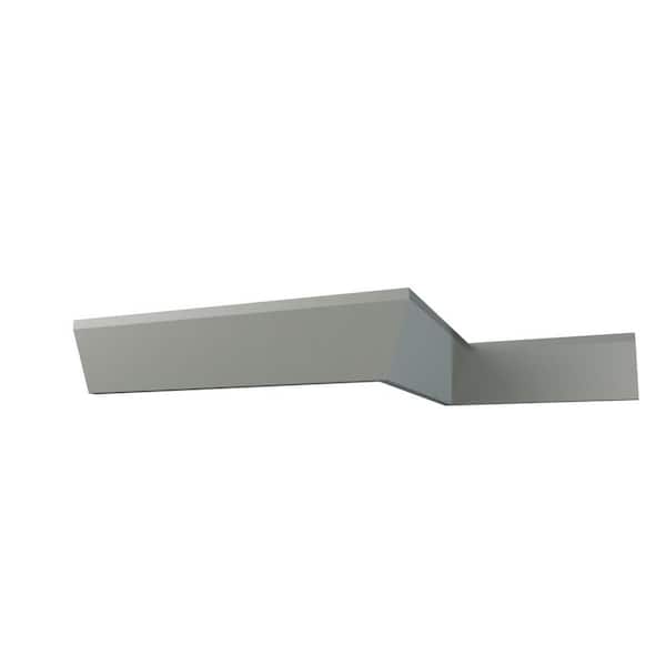 Ekena Millwork Armain 6 in. D x 6 in. W x 94.5 in. L Polyurethane Crown Moulding