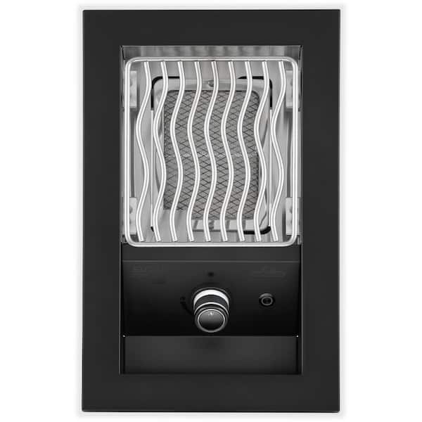 Built-In 700 Series 10 in. Single Infrared Propane Side Burner in Matte Black